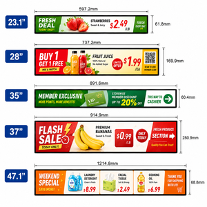 Hot New Ultra Wide Stretched Bar Lcd Advertising <b>Display</b>/Ads Player Commercial Stretch Screen CD231F3Z-001 1. Commercial Ultra-W - Product Image 5
