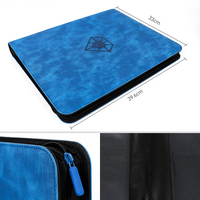Carpeta de cargador superior comercial de cuero PU con 9 bolsillos personalizada Carpeta de cargador superior para tarjetas de álbum de fotos Premium