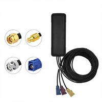 Antenne Combo Directionnelle GPS 1575.42MHz WiFi 4G LTE 28dBi Étanche à Fixation par Vis Extérieure en ABS PC pour Adaptateur MCX BNC