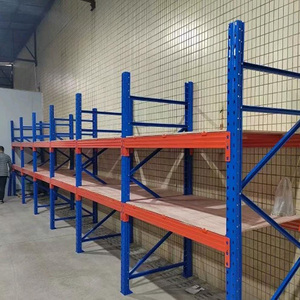 Étagères de stockage 400/500/600mm de profondeur 2m de hauteur étagères de stockage d'entrepôt grand chargement étagères de rayonnage sélectif de palettes en acier métallique - Product Image 4