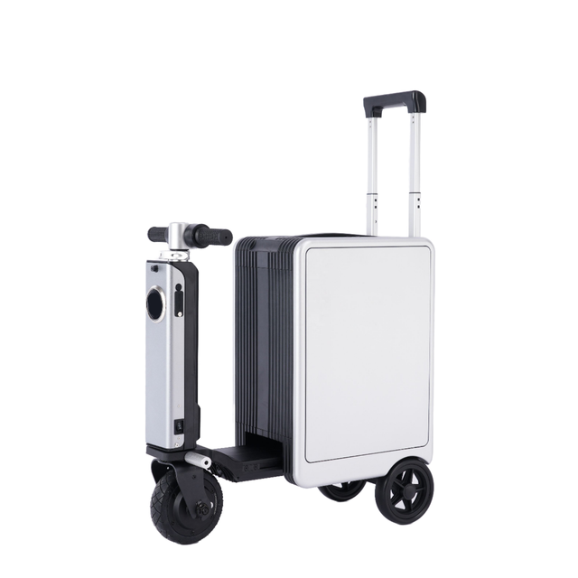 UNIWISE Bluetooth Electric Luggage Scooter USB Charging Sports Style Suitcase for Plane Boarding