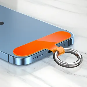 Lanyard बड़े छेद क्लिप के लिए फोन पैच टैब पारदर्शी tpu प्लास्टिक पैड सिलिकॉन टैब स्मार्टफोन के लिए