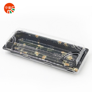 Envase de Plástico Rectangular Desechable Personalizado para Sushi y Ensaladas, Caja para Llevar Comida con Opción de Azúcar, Precio de Fábrica - Product Image 5