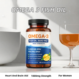 Capsules d'huile de poisson oméga 3 1000 mg EPA DHA, complément alimentaire pour la santé du cœur, du cerveau et des articulations - Product Image 2