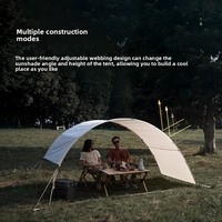 Tente de camping d'été de haute qualité pour le camping et les parcs, équipement d'extérieur, tente pare-soleil décontractée, idéale pour les sorties en famille