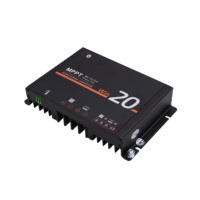Contrôleur de charge solaire intelligent MPPT 12V 24V 20A, chargeur solaire intelligent pour camping-car, caravane, bateau, camping