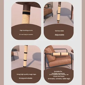 Hiện đại bền <span class=keywords><strong>sisal</strong></span> thân thiện với môi Carton Mèo tháp cây không đổ mèo gãi bài ghế bảng bảo vệ Claw Mài - Product Image 4