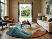 Hochwertige Moderne NZ-Wollteppiche für Wohnzimmer und Schlafzimmer, Umweltfreundlich, Wasserdicht, Fleckresistent, Haustierfreundlich
