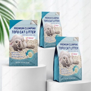 <b>Hot</b> Sell Free Samples 100% Natural Plant-based Highly Absorbent Strong Clumping Odor Control Low Dust Tofu Cat Litter - Product Image 1