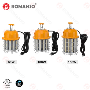 IP63 120Lm/W 60W 100W 150W 18000LM Portable Hook 10FT Cord 5 Years Warranty Daylight White LED Linkable Work <b>Light</b> - Product Image 4