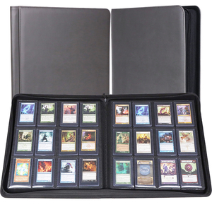 Classeur en Cuir à 336 Pochettes pour Cartes à Collectionner <span class=keywords><strong>Pokemon</strong></span>, Support de Toploader Gradé, 12 Poches pour Cartes Baseball - Product Image 1