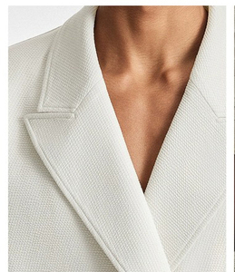Ensemble de smoking <span class=keywords><strong>beige</strong></span> croisé pour <span class=keywords><strong>homme</strong></span>, demi-toile, haute qualité, pour affaires et mariages - Product Image 5