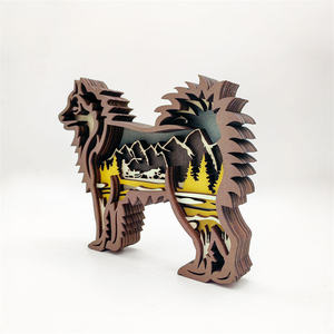 Новый деревянный резной собачий ручной работы из серии прерий, деревянный тибетский мастиф, собака, волк, подарки, рождественский подарок - Product Image 6
