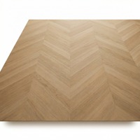 Parquet en chêne innovant à système de clic, motif chevron, E0 non toxique, âme en bouleau russe, pour parcs, chambres d'enfants et usage extérieur, 100 mètres carrés