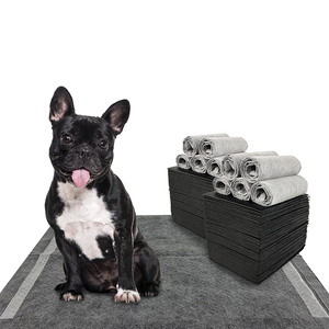 Tappetini Assorbenti <span class=keywords><strong>e</strong></span> Neutralizzanti degli Odori in Fibra di Carbone di Bambù per Addestramento Cani <span class=keywords><strong>e</strong></span> <span class=keywords><strong>Cuccioli</strong></span>, Resistenti alle Perdite - Product Image 2