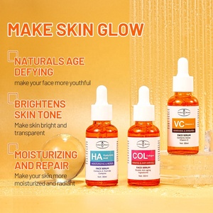 Set de Suero Facial Hidratante Antiedad con Colágeno Doble, Set de Cuidado de la Piel con Vitamina C, Aclarante y Blanqueador, Venta al Por Mayor - Product Image 3