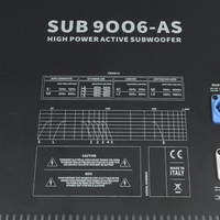 Amplificador de Placa Clase D de Alta Potencia SUB 9006-AS, 1800 Watts, Doble Canal, Módulo de Subwoofer de 18 Pulgadas, DSP Integrado, Filtro de Paso Bajo Variable RDNet
