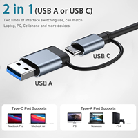 Adaptateur USB 4-en-1 AMZ en promotion : Station d'accueil HUB USB 3.0 et 2.0 à 4 ports (USB-A et USB-C) pour Ordinateur Portable et Téléphone Mobile