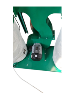Extracteur de poussière industriel portable pour atelier, double sac, aspiration puissante, moteur facile à utiliser, 3kW de puissance