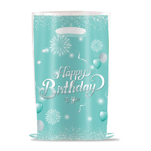 Sacchetti Regalo in Plastica per Feste di <span class=keywords><strong>Compleanno</strong></span> per Ragazze e Ragazzi, Sacchetti per Cupcake Blu e Rosa - Product Image 2
