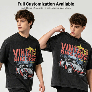 <span class=keywords><strong>T</strong></span>-shirts pour hommes en coton 100% noir délavé, style hip-hop <span class=keywords><strong>vintage</strong></span>, directement de l'usine - Product Image 3