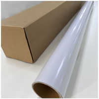 Rouleau de Vinyle PVC Autocollant en Gros Imprimable à l'Encre Eco-Solvant/Solvant pour Impression Publicitaire