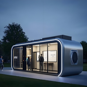 Unité modulaire de maison-capsule Apple personnalisable, <span class=keywords><strong>micro</strong></span>-maison écoénergétique avec un design d'<span class=keywords><strong>espace</strong></span> de rangement intelligent - Product Image 4