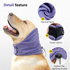 <span class=keywords><strong>Dog</strong></span> Thunder Ear Muffs Calming Hoodie Sin solapa Ear Wraps para protección contra el ruido Aliviar la ansiedad <span class=keywords><strong>Dog</strong></span> Ear Cover The Grooming - Product Image 5