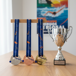 Medallas Metálicas 2D y 3D con Logotipo Personalizado, Diseño Más Reciente de 2026, Bajo MOQ, Medallas Metálicas Personalizadas para Triatlón, Carrera, Natación y Ciclismo - Product Image 5