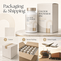 Complément Minéral Vitamine D3 Calcium Fer Zinc Sélénium Capsules Haute Puissance Immunité 100 gélules 1,2g OEM