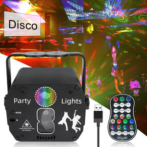 Mini LED rechargeable boule magique KTV <span class=keywords><strong>scène</strong></span> lumière colorée noël Halloween ciel étoilé Projection atmosphère lumières Laser - Product Image 2