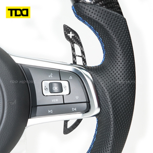 Palancas de cambio magnéticas de fibra de carbono TDD para VW Volkswagen Golf MK7 MK7.5 GTI Golf R Scirocco Arteon - Product Image 2