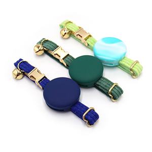 Productos de tendencia 2024 mayo collar de gato de alta calidad clásico mejor rastreador de collar de gato colorido soporte de <span class=keywords><strong>airtag</strong></span> de silicona para gato - Product Image 6