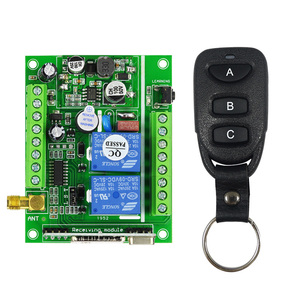 2 CH RF không dây điều khiển từ Xa Nhận động cơ băng tải vành đai cán cửa trượt cửa điện rèm cửa thang máy cần cẩu - Product Image 1