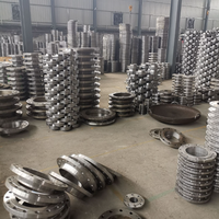 Bride en acier au carbone ASTM A105 ASME B16.5 Classe 150 RF pour système de pipeline pétrolier, gazier et hydraulique