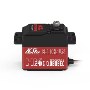 Servomoteur sans noyau AGFRC B53CHS V2 24KG à engrenages en acier pour <span class=keywords><strong>jet</strong></span> RC - Product Image 3