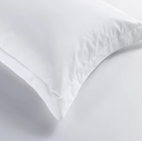 Draps de lit en satin pour hôtel, housse de couette en coton pur pour usage hôtelier