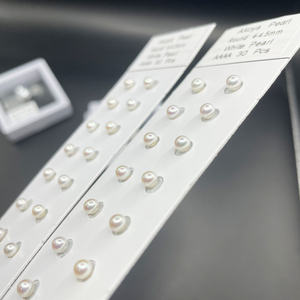 Perlas Akoya Chinas de Agua Dulce de Alta Calidad 4A, 4-4.5mm, Blancas Naturales, Sueltas, para la Fabricación de Joyas - Product Image 2