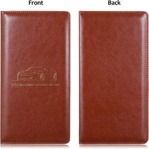 Organizador de Guantera de Cuero PU para Vehículos, Cartera de Viaje y Portadocumentos para Documentos de Matrícula y Seguro del Automóvil - Product Image 2