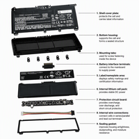 Baterai Laptop HP Pavilion 14-ce 15-cs 250 G7 240 G7 HT03XL HSTNN-UB7O L11421-1C1 11.4V 41.04Wh Langsung dari Pabrik