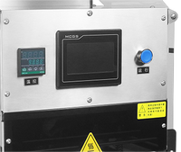 Scelleuse de barquettes alimentaires entièrement automatique haute précision DF250TA-E pour barquettes en plastique/feuille d'aluminium, à gaz ou électrique, vente directe usine