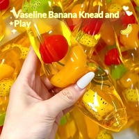 Jouet à presser Vaseline Banane, créatif, en forme de fruit réaliste, doux, mignon, anti-stress, en plastique, unisexe, transfrontalier