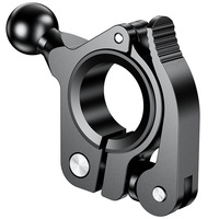 Accessoires de support de téléphone portable Joints à rotule pour caméra de moto Pince à tube Base fixe Montage sur bélier Adaptateur à rotule 1''