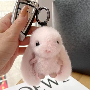 Little <b>Rabbit</b> Doll Plush Pendant Car Handbag Backpack Purse Charm Cute Bunny Keyring Ornament <b>Soft</b> PP Cotton Filled Unisex 12cm - Product Image 2