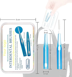 <span class=keywords><strong>Cepillo</strong></span> <span class=keywords><strong>interproximal</strong></span> de ortodoncia, palillos de dientes, cuidado bucal, limpieza, cuidado Dental, palillo de dientes hecho de plástico duradero - Product Image 1