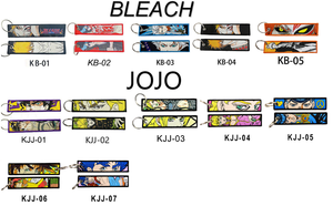 33 estilo de una pieza de Anime bordado llaveros colgante llavero para motocicletas y coches con serigrafía - Product Image 3