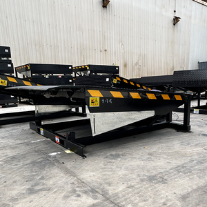 منصة تحميل وتفريغ ثابتة للمستودعات والحاويات، منحدر رافعة شوكية كهربائي هيدروليكي من الفولاذ عالي المنغنيز 1350 مم - Product Image 5