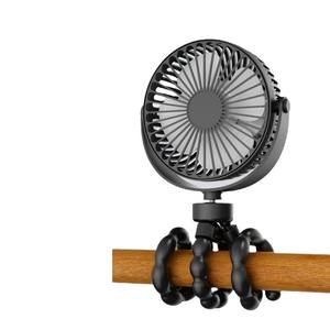 Ventilateur multifonctionnel USB rechargeable en forme de mini-poulpe, portable pour bureau, poussette et vélo, vent doux, produit intelligent pour la maison - Product Image 5