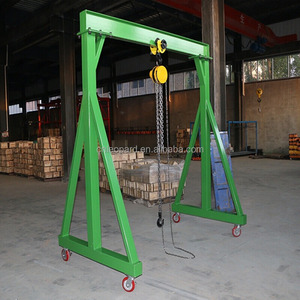 Mini grue à portique <span class=keywords><strong>portable</strong></span> poutre unique 1ton-5ton capacité de levage pour une utilisation en entrepôt hauteur de levage maximale 10m moteur PLC - Product Image 1