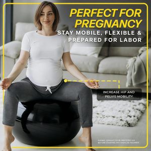 Juego de Pelotas de Yoga Ecológicas de PVC, Mini <span class=keywords><strong>Pelota</strong></span> de Corcho para Masaje de 55 cm, <span class=keywords><strong>Pelota</strong></span> <span class=keywords><strong>Ovalada</strong></span> para Aliviar el Estrés - Product Image 4